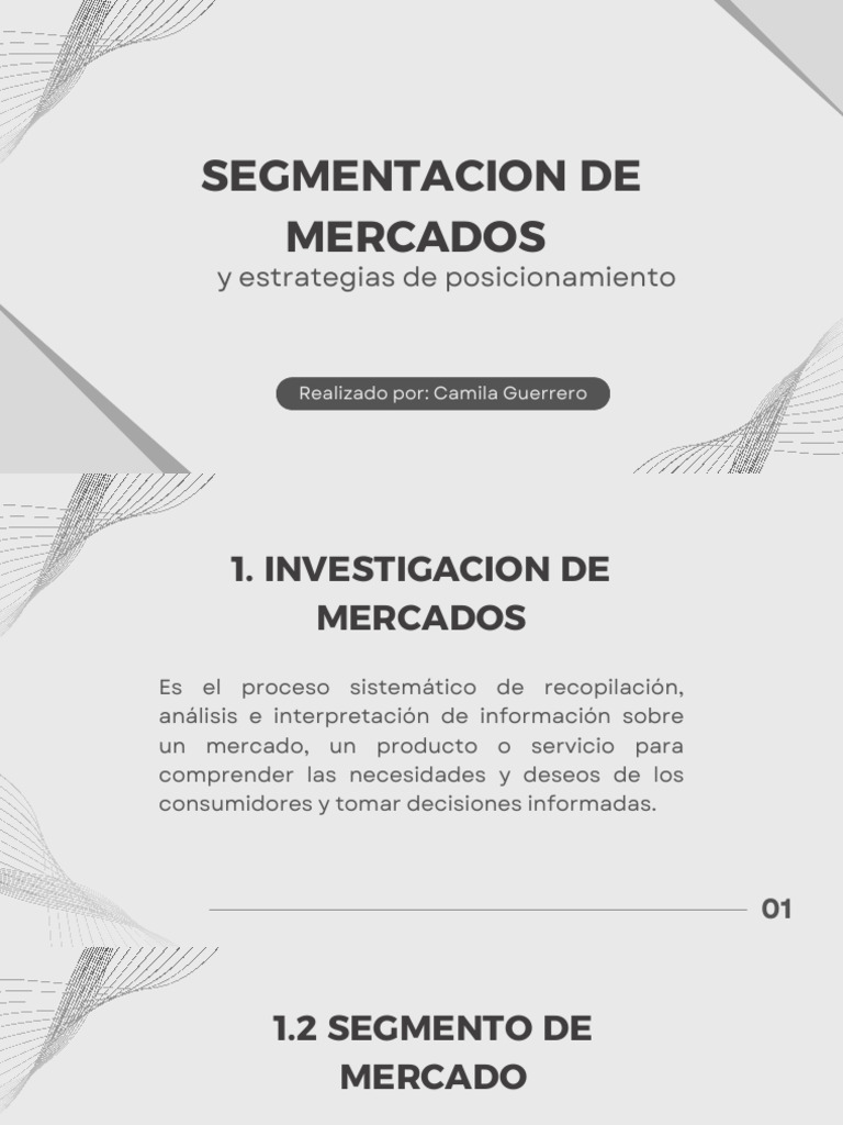 Estrategias de Segmentación de Mercados | PDF | Segmentación de mercado ...