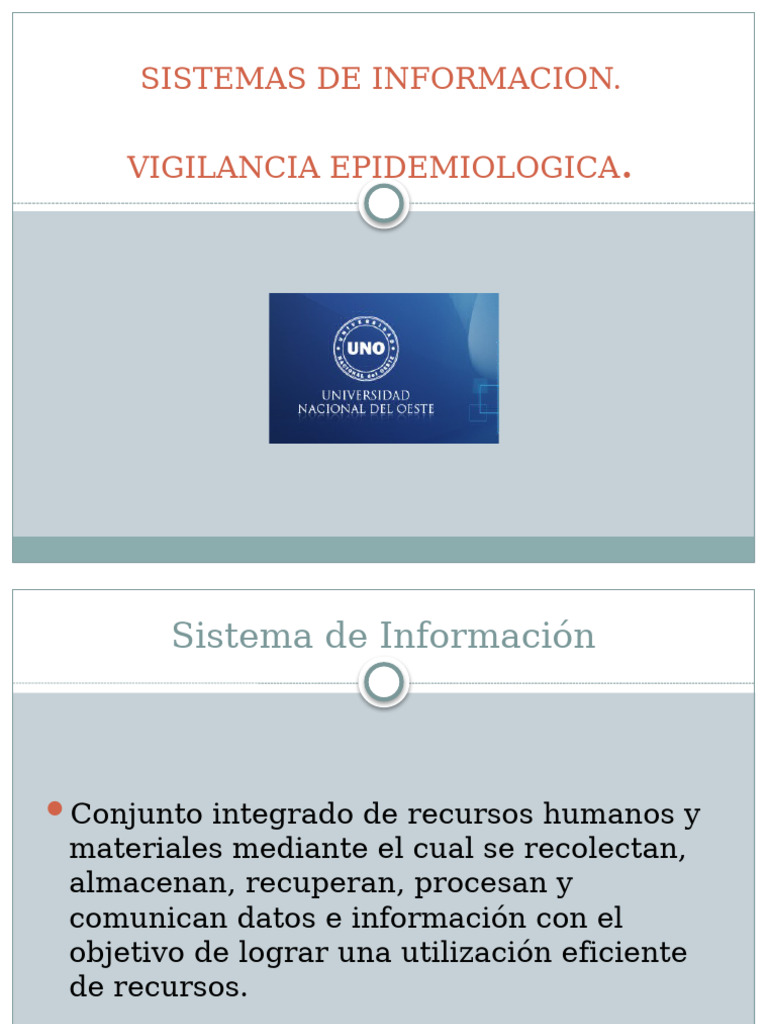 Sistema de Información y de Vigilancia Epidemiológica | PDF | Tasa de ...