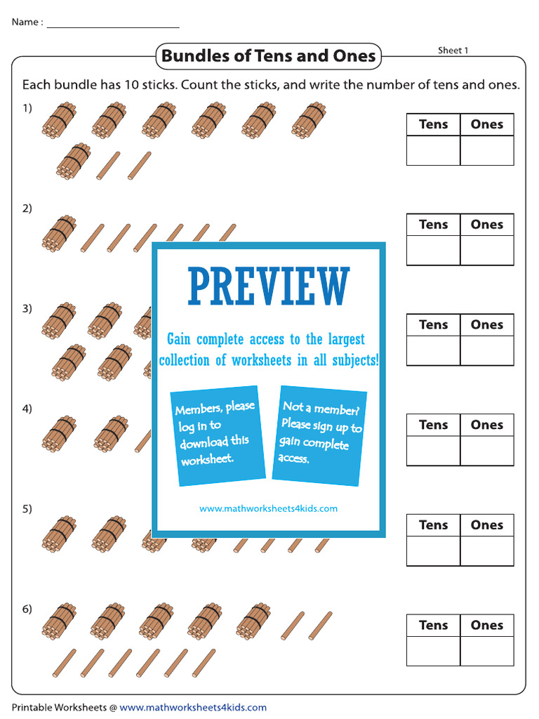 Bundles No Regroup 1 | PDF