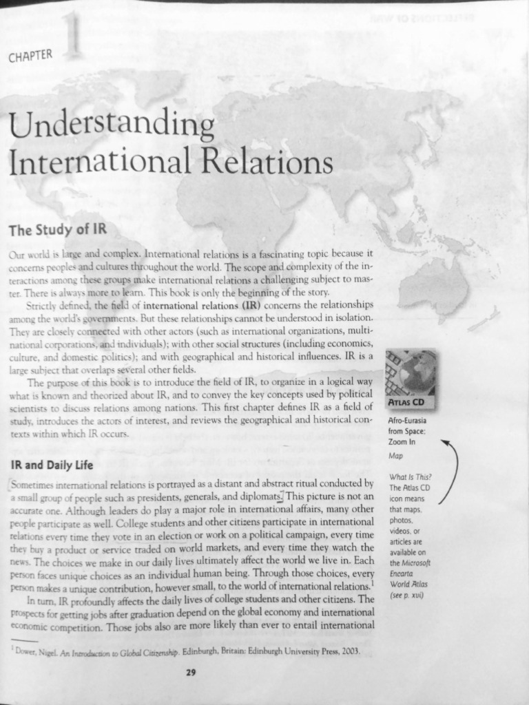 1.1 Evolution of International Relations 1 | PDF