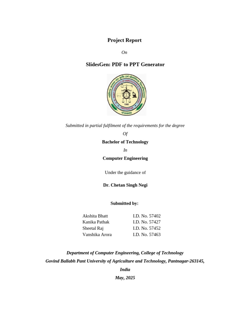 Project Report (1) Final | PDF | Page Layout | Computing