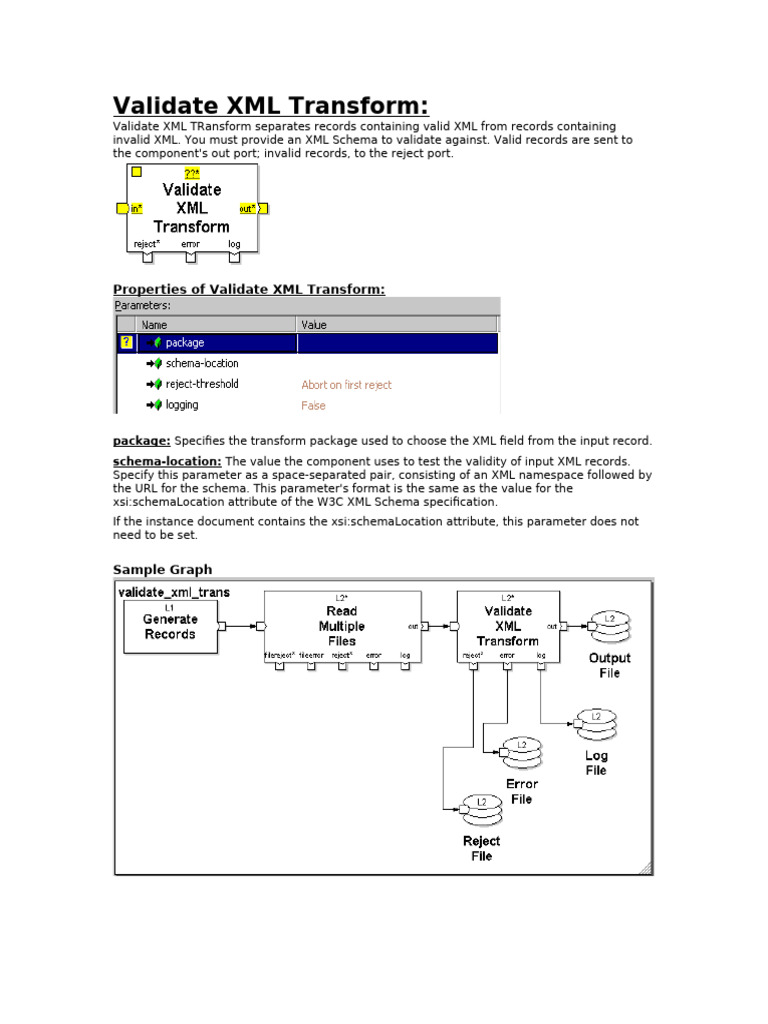 XML Validation Transform Guide | PDF | Xml Schema | Xml