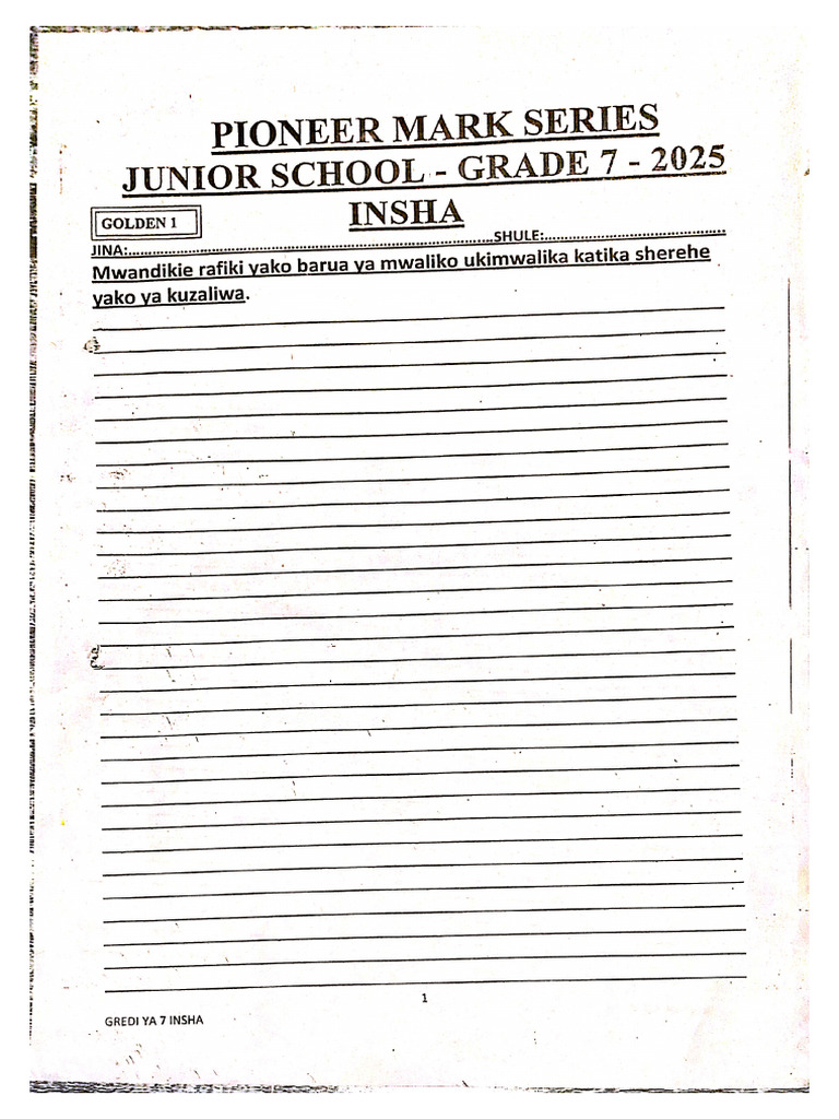 INSHA | PDF