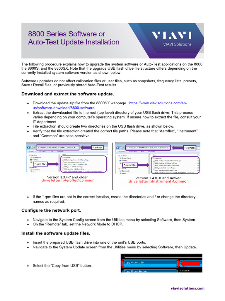 8800 Series Software Upgrade Guide | PDF