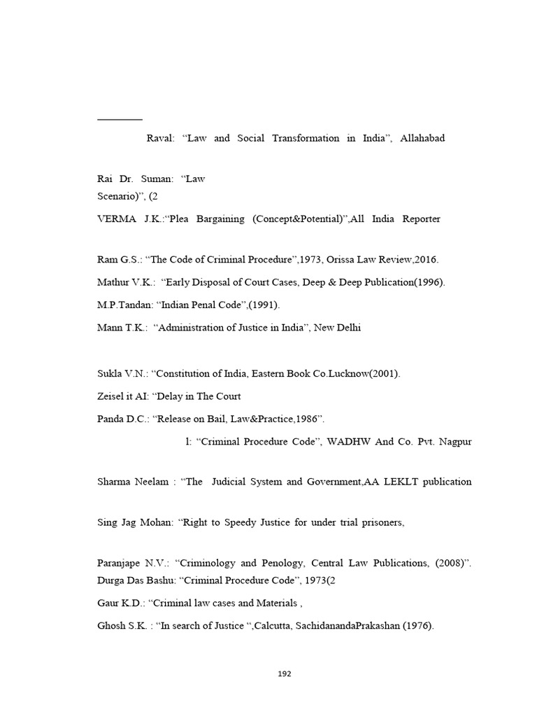 10 Annexure | PDF | Plea Bargain | Plea