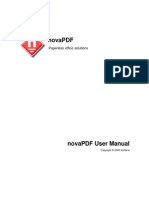 novaPDF User Manual