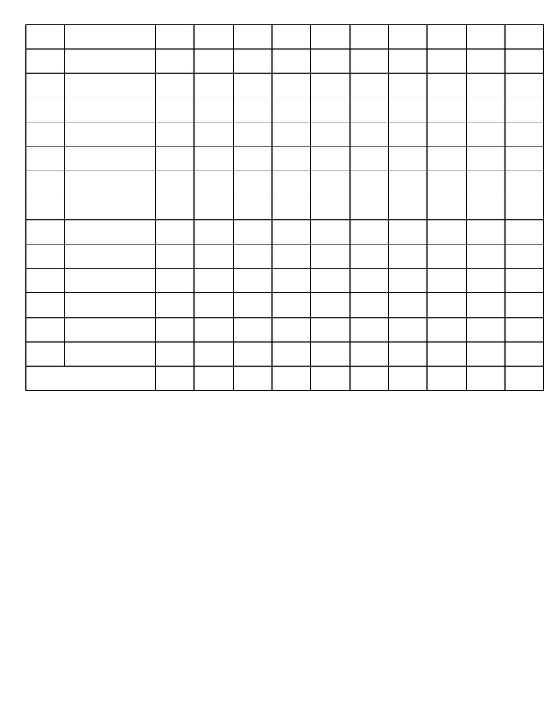 Monthly Contributions Table | PDF