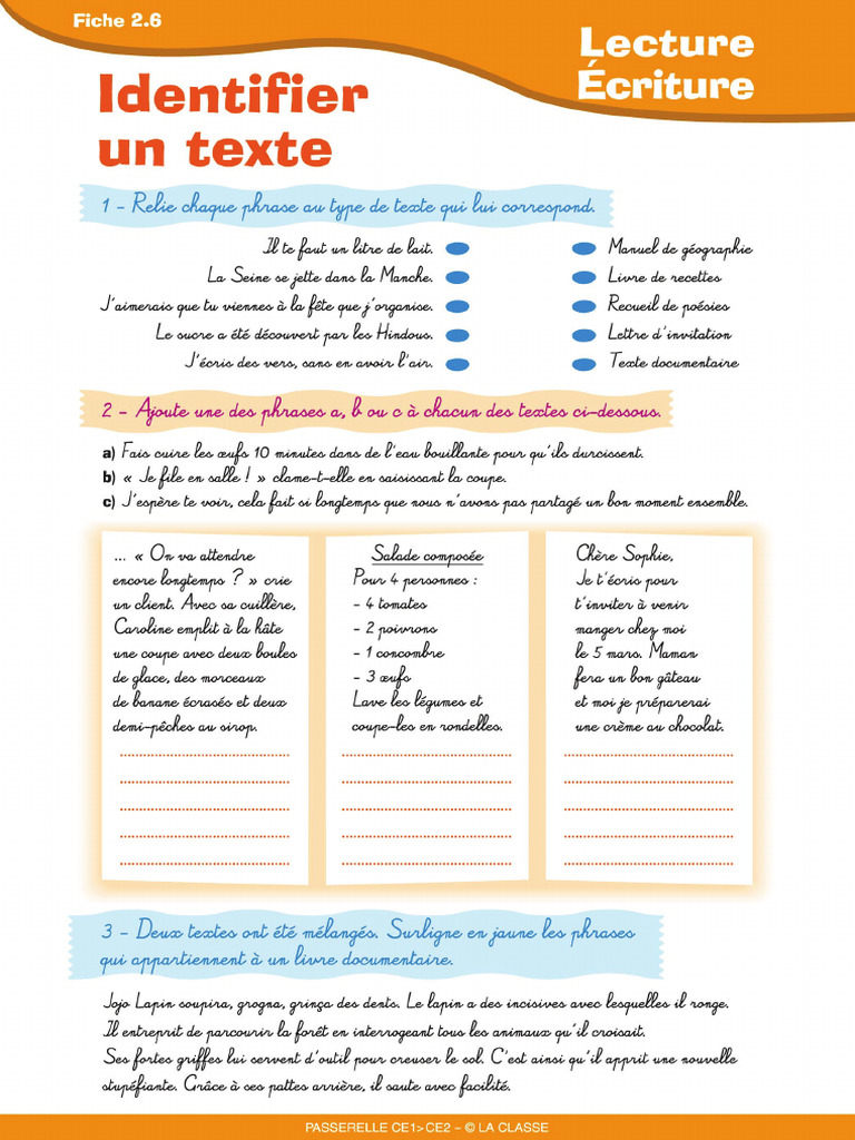 Identifier Un Texte | PDF
