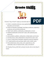 Top 10 3rd Grade Skills
