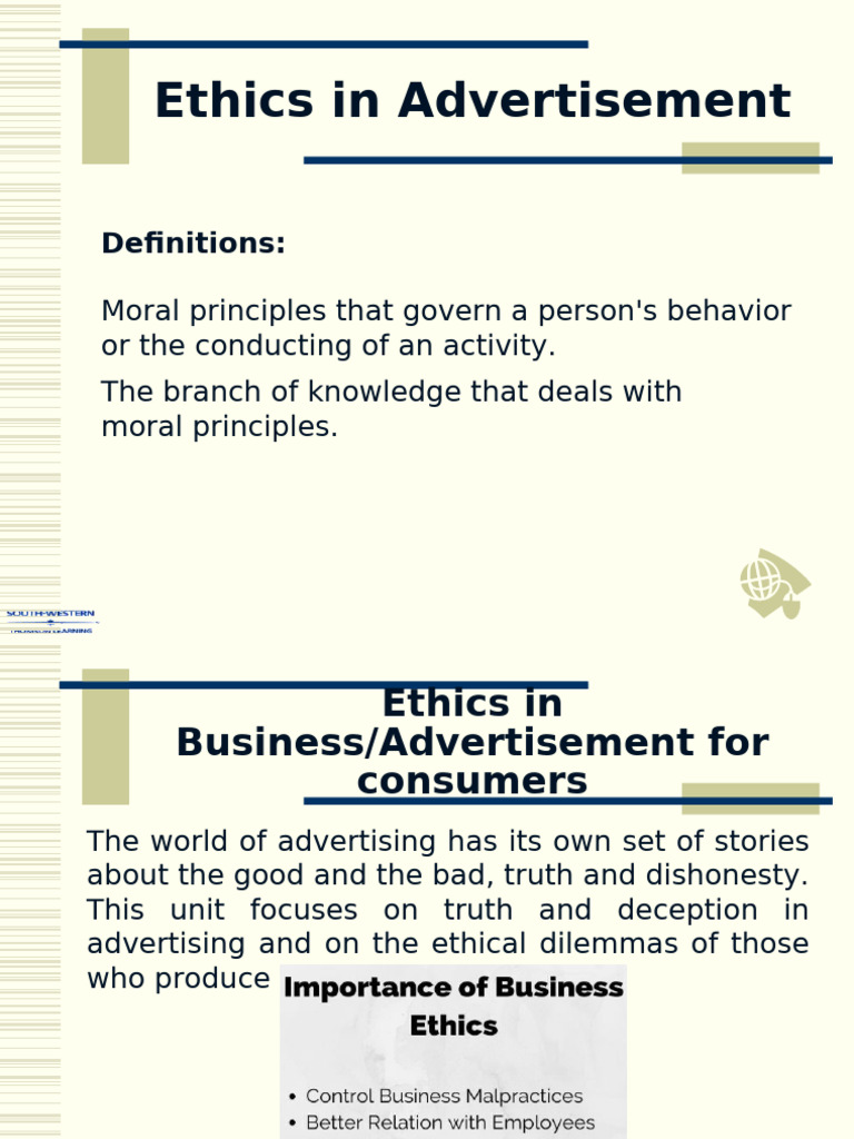 Ethics and Misconduct in Advertising | PDF