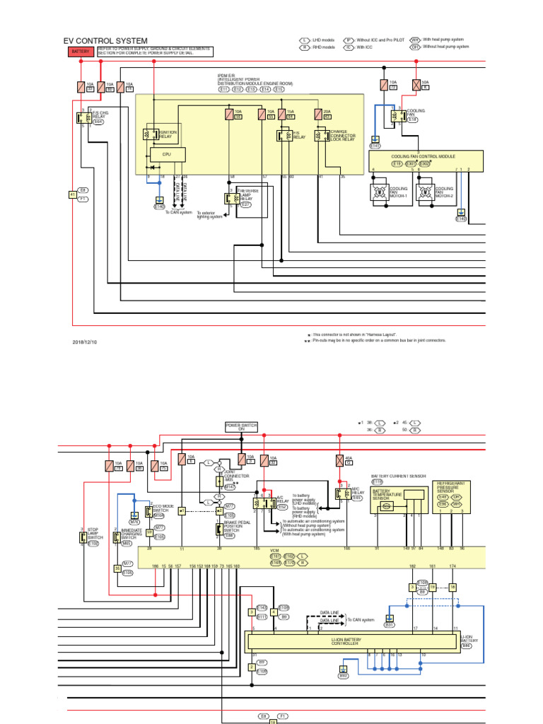 EV Control System Wiring Diagram | PDF | Electrical Connector | Electronics