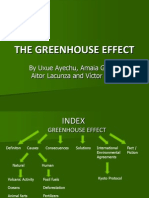 The Greenhouse Effect: by Uxue Ayechu, Amaia Garde, Aitor Lacunza and Víctor Nuin