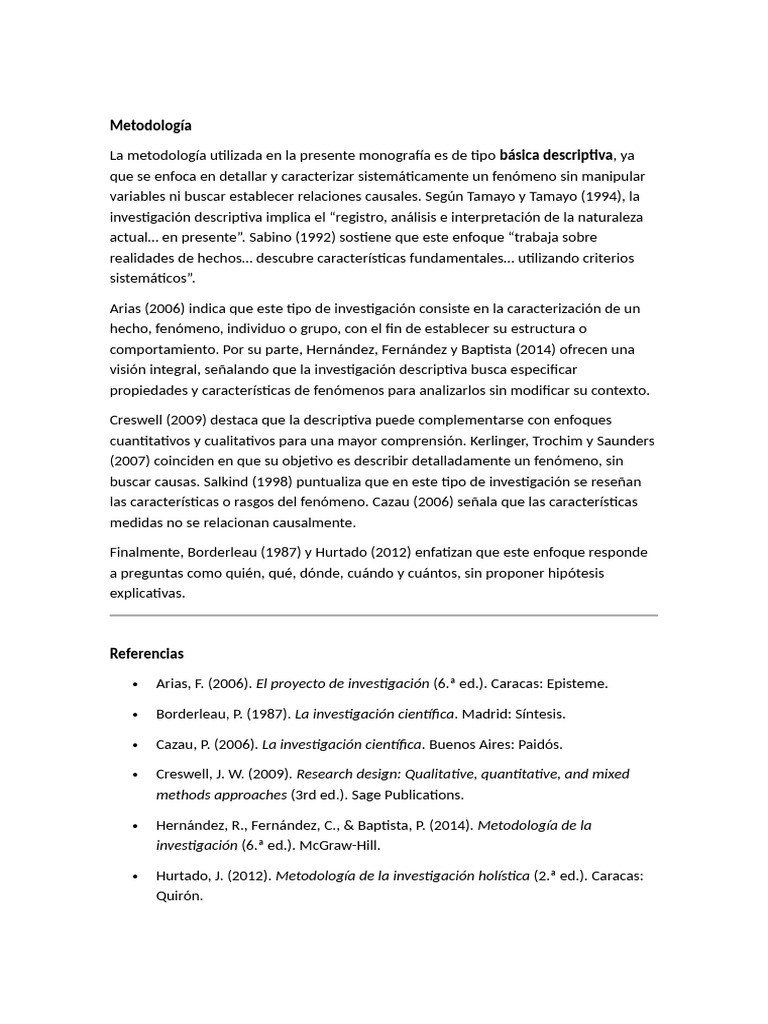 Metodologia Descriptiva Unprg-Fasche | PDF | Método científico ...
