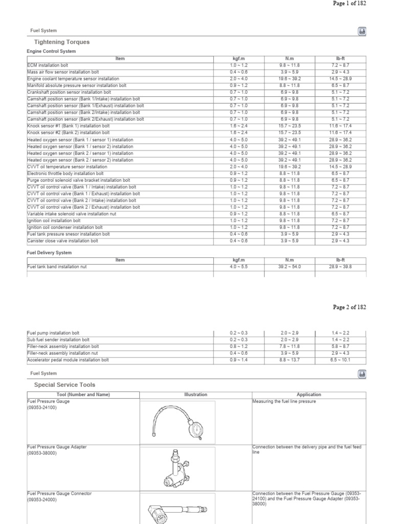 Fuel System | PDF | Electrical Connector | Manufactured Goods
