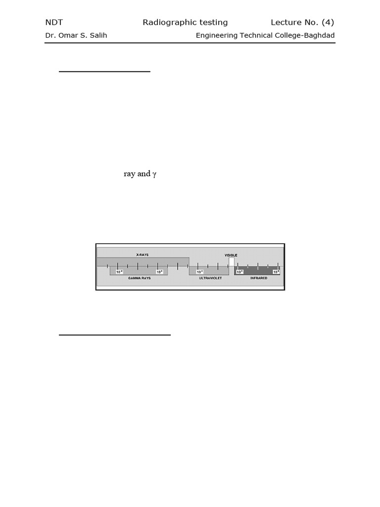 Gamma Ray Radiographic Testing Overview | PDF | Radioactive Decay ...
