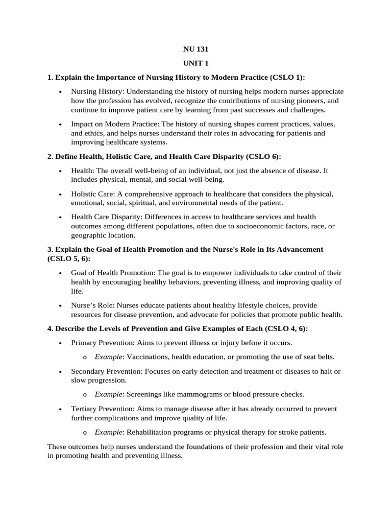 Nursing History and Holistic Care Insights | PDF | Nursing | Health Care
