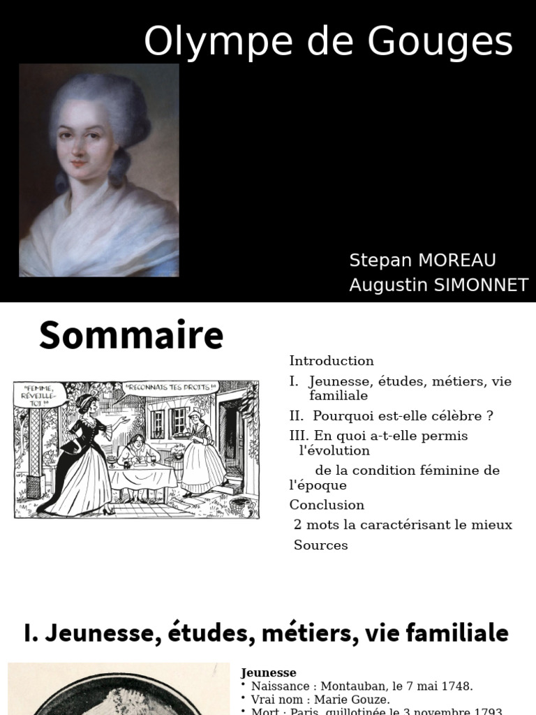 Olympe de Gouge Expose | PDF