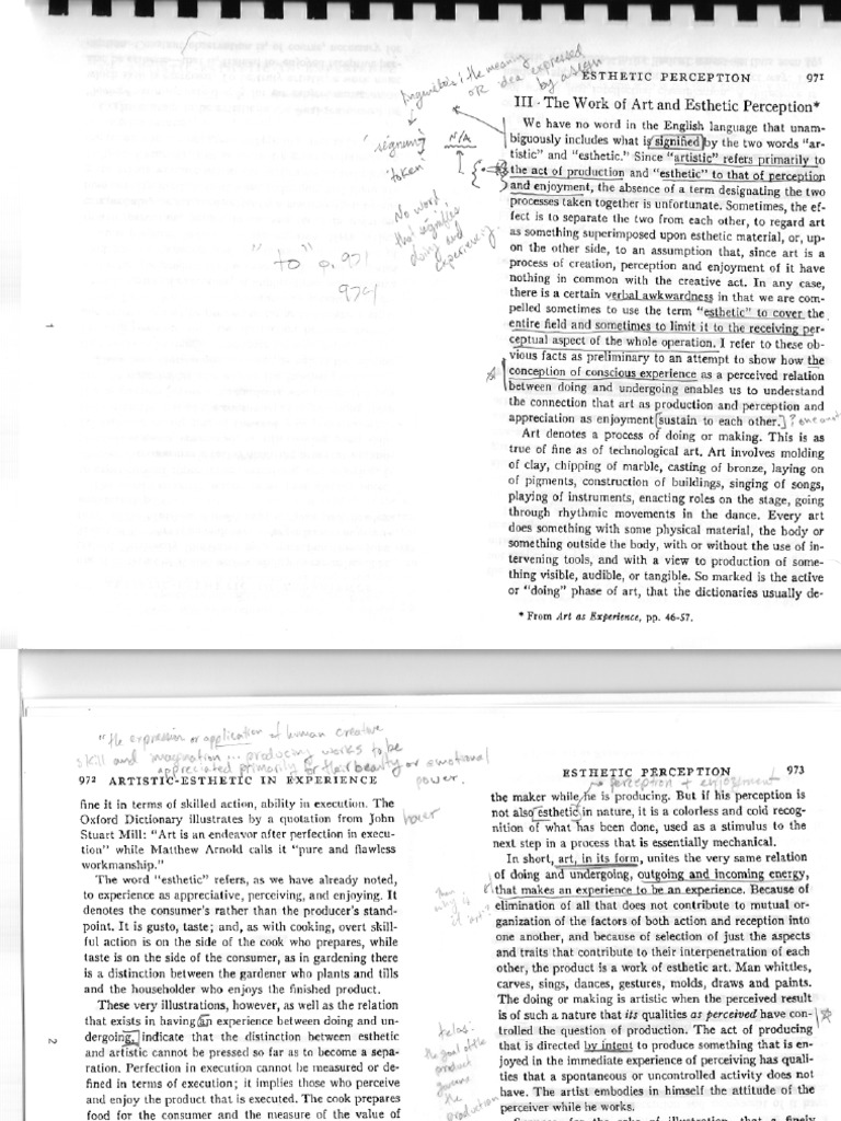 Dewey Art As Experience PDF