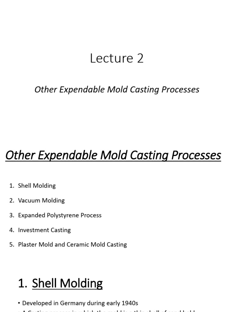 Other Casting Techniques | PDF | Building Materials | Building Engineering