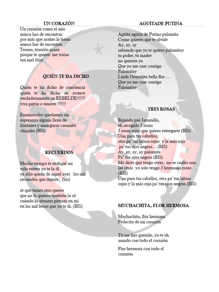 Letras de 