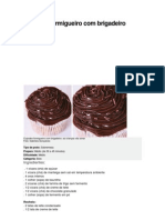 Cupcake Formigueiro Com Brigadeiro