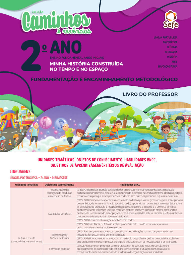 Metodologia de Ensino para o 2º Ano | PDF | Alfabetização | Sílaba