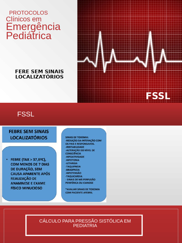 Protocolo FSSL em Emergência Pediátrica | PDF