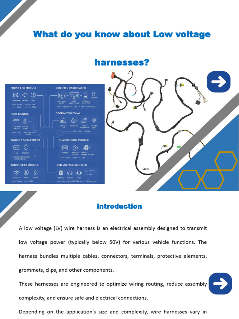 Low Voltage Wire Harness Overview | PDF | Insulator (Electricity) | Color