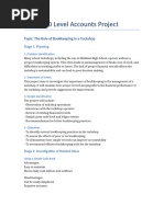 O-Level Mathematics Project Ideas | PDF | Area | Mathematics