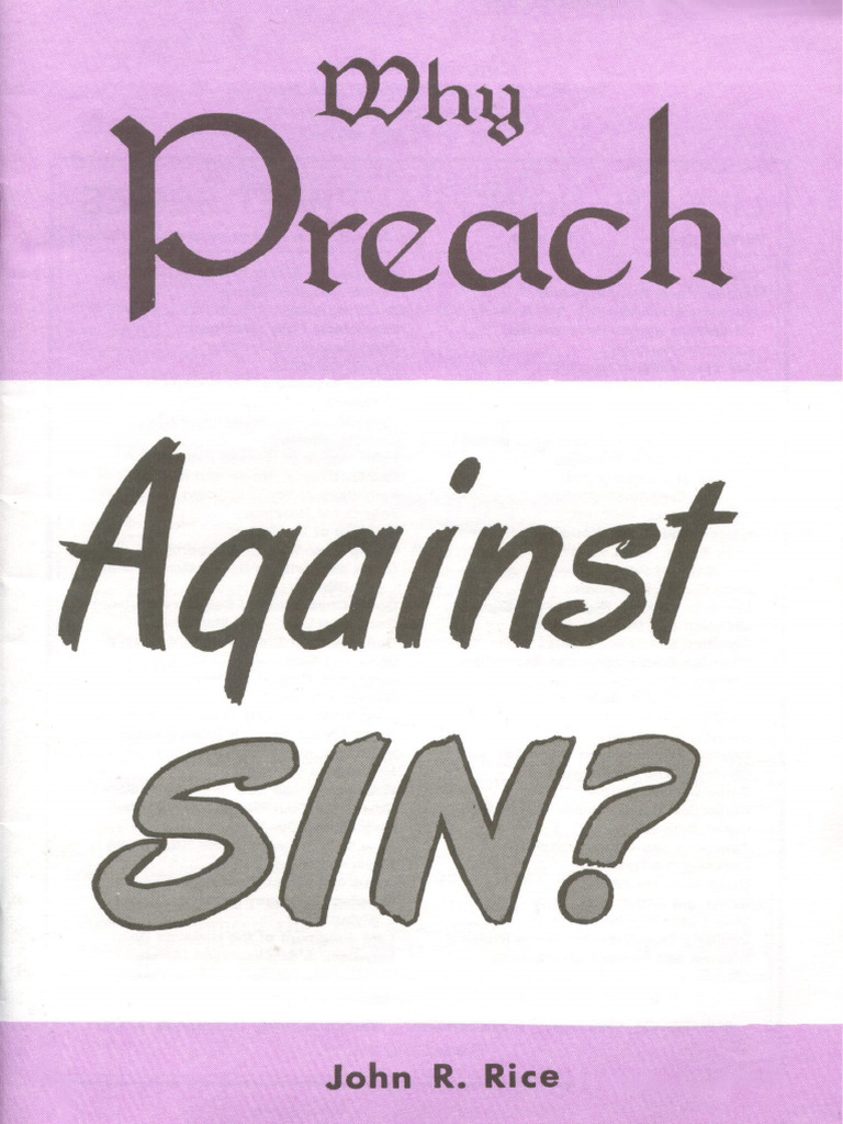 Importance of Preaching Against Sin | PDF | John The Baptist | Jesus