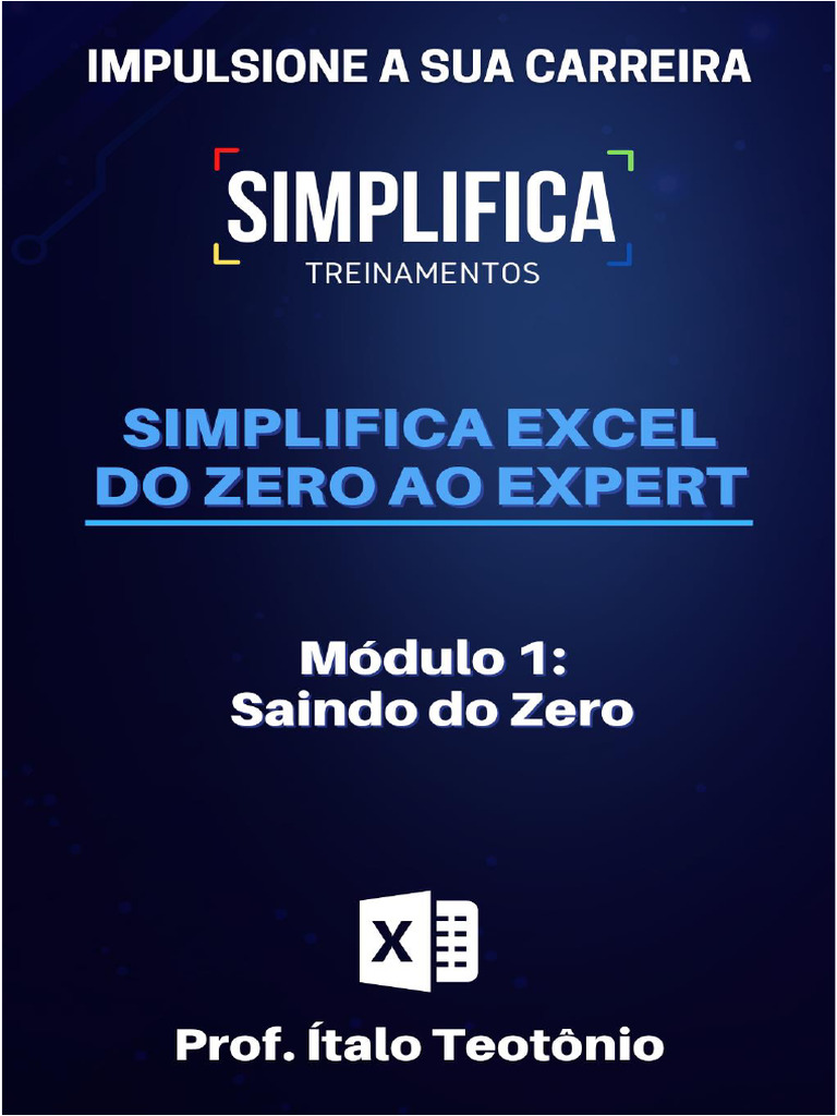 Curso Excel: Do Zero ao Expert | PDF | Microsoft Excel | Macro (Ciência ...