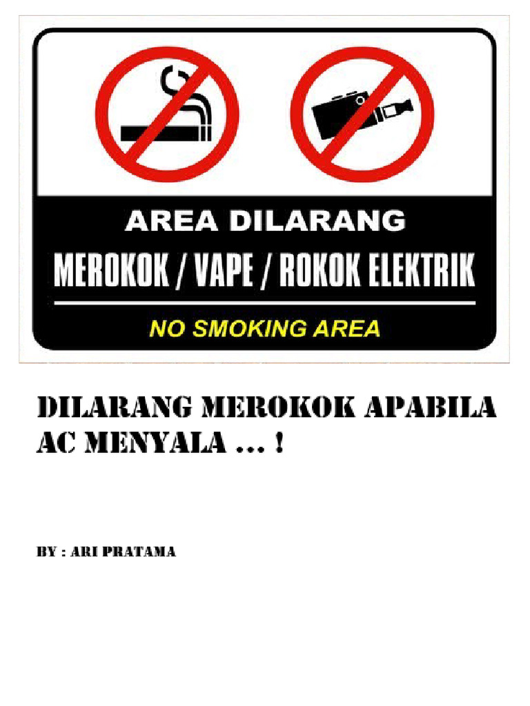 Dilarang Merokok | PDF
