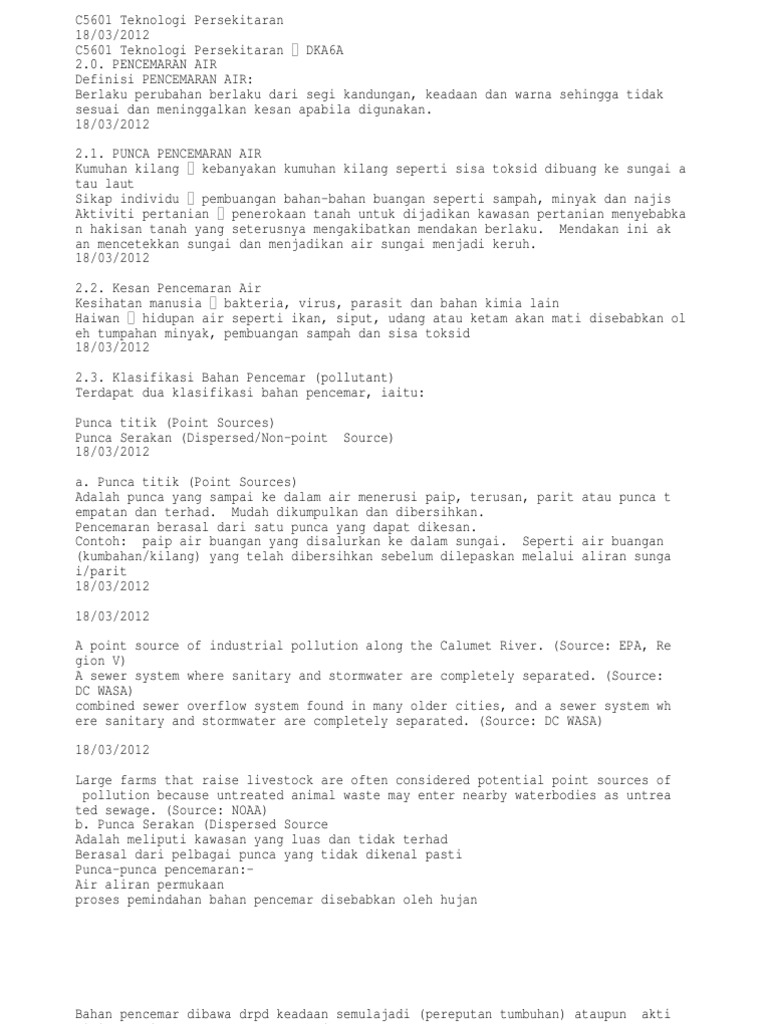 C5601 (Bab 2) Pencemaran Air - 6