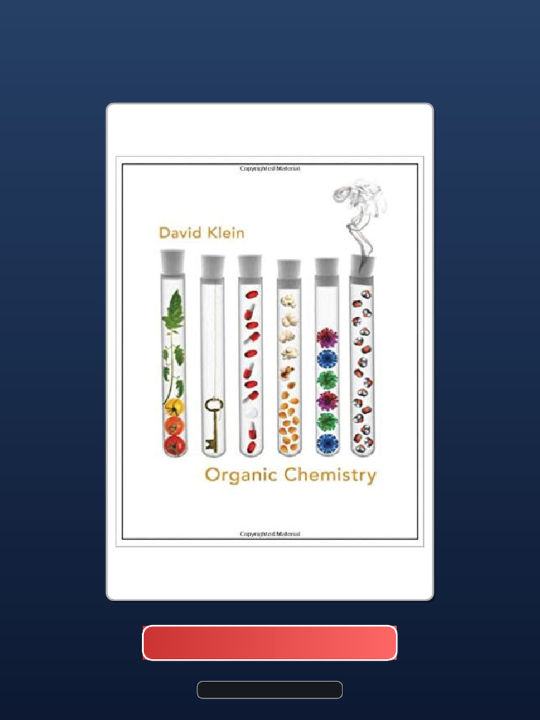 Organic Chemistry 1st Edition by David R Klein Ebook and TestBank ...