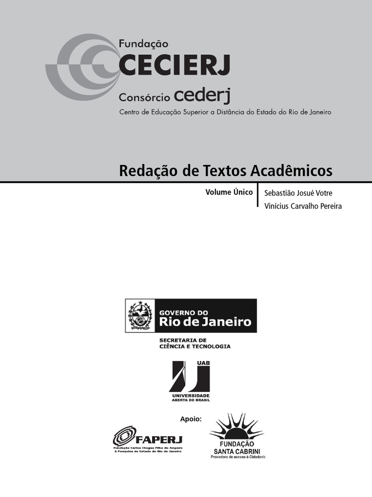 Redação Acadêmica: Estruturas e Gêneros | PDF