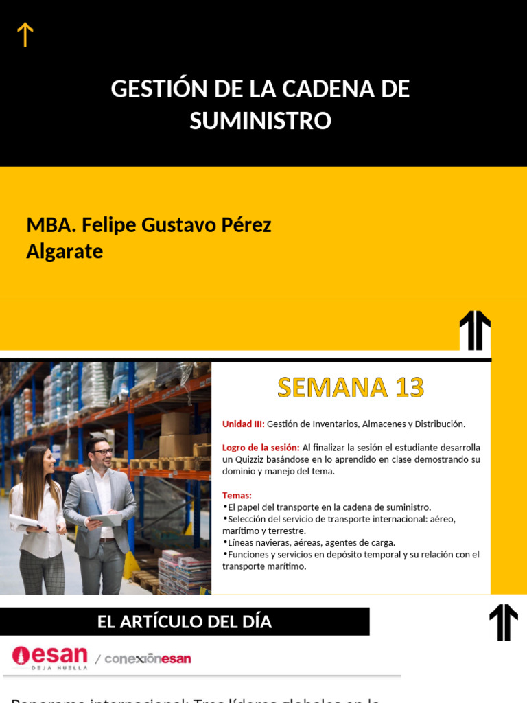 Cadena de Suministros La Logistica | PDF | Logística | Cadena de suministro