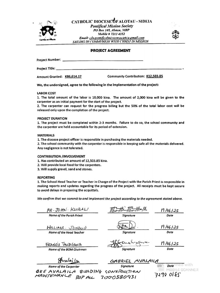 Project Agreement | PDF