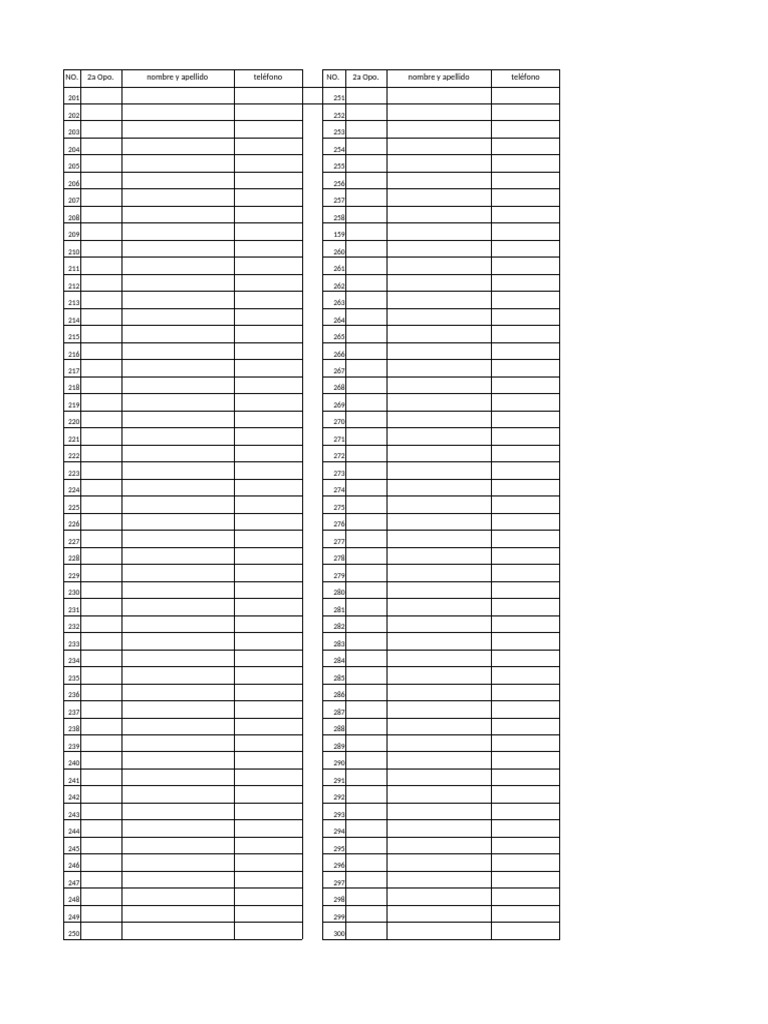 Rifa EN TABLA DATOS | PDF