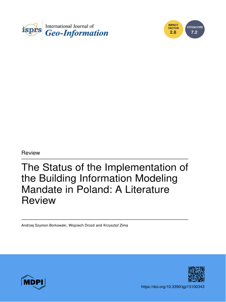 BIM Mandate Implementation in Poland | PDF | Building Information ...