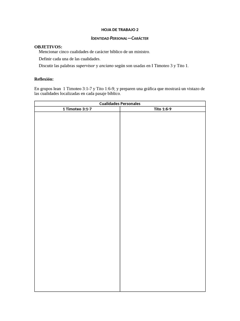 Hoja de Trabajo 2 | PDF