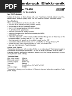 Bachmann DCC Decoder CV Settings Guide | PDF | Physical Quantities ...