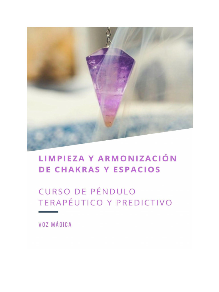 Limpieza y Armonización de Chakras y Espacios | PDF