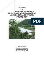Estudio de Transporte de Sedimentos en Un Tramo Del Rio Grande de Arecibo Cerca de Utuado - Puerto Rico
