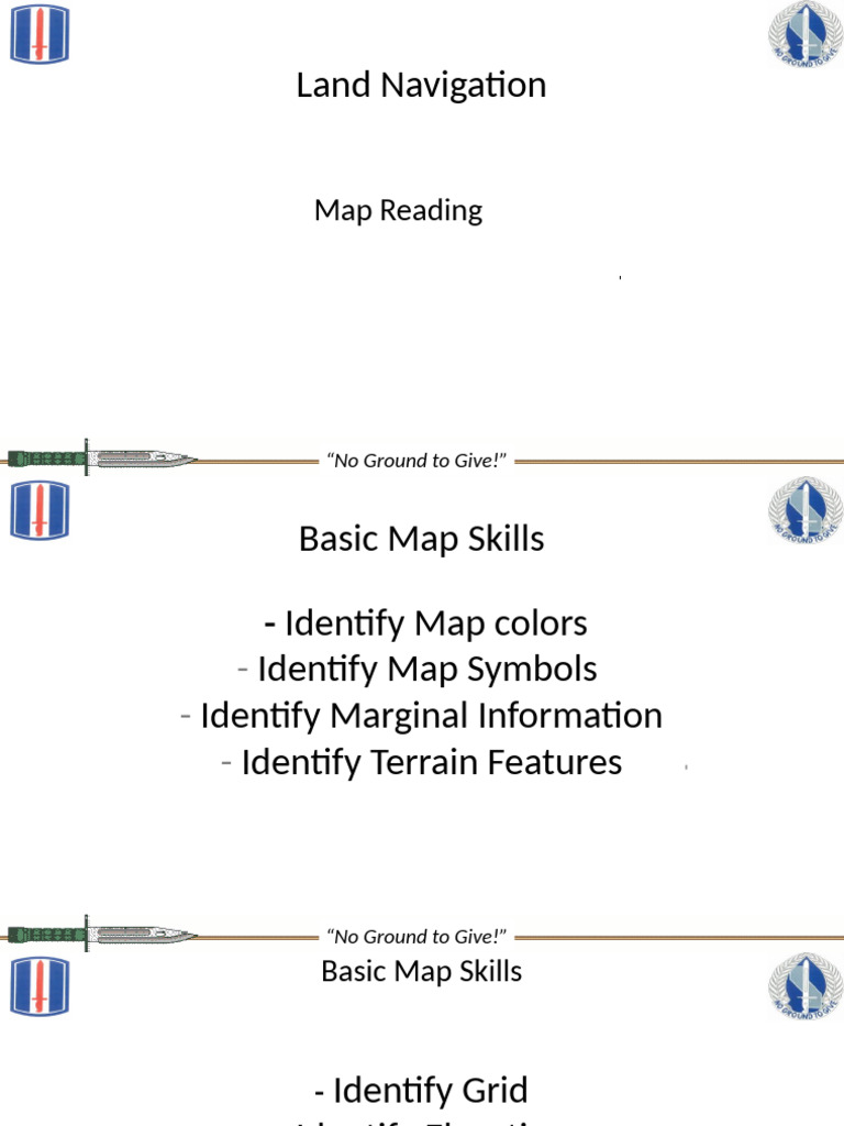 Land Nav | PDF | Map | Contour Line