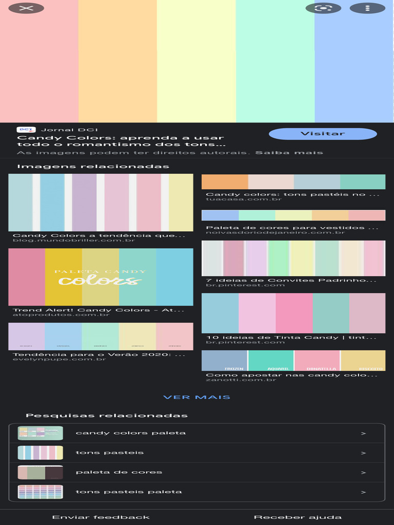 Candy Colors: Guia de Uso dos Tons Pastel | PDF