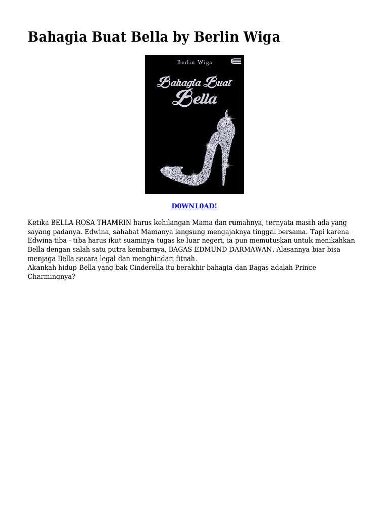 Bahagia Buat Bella Berlin Wiga | PDF