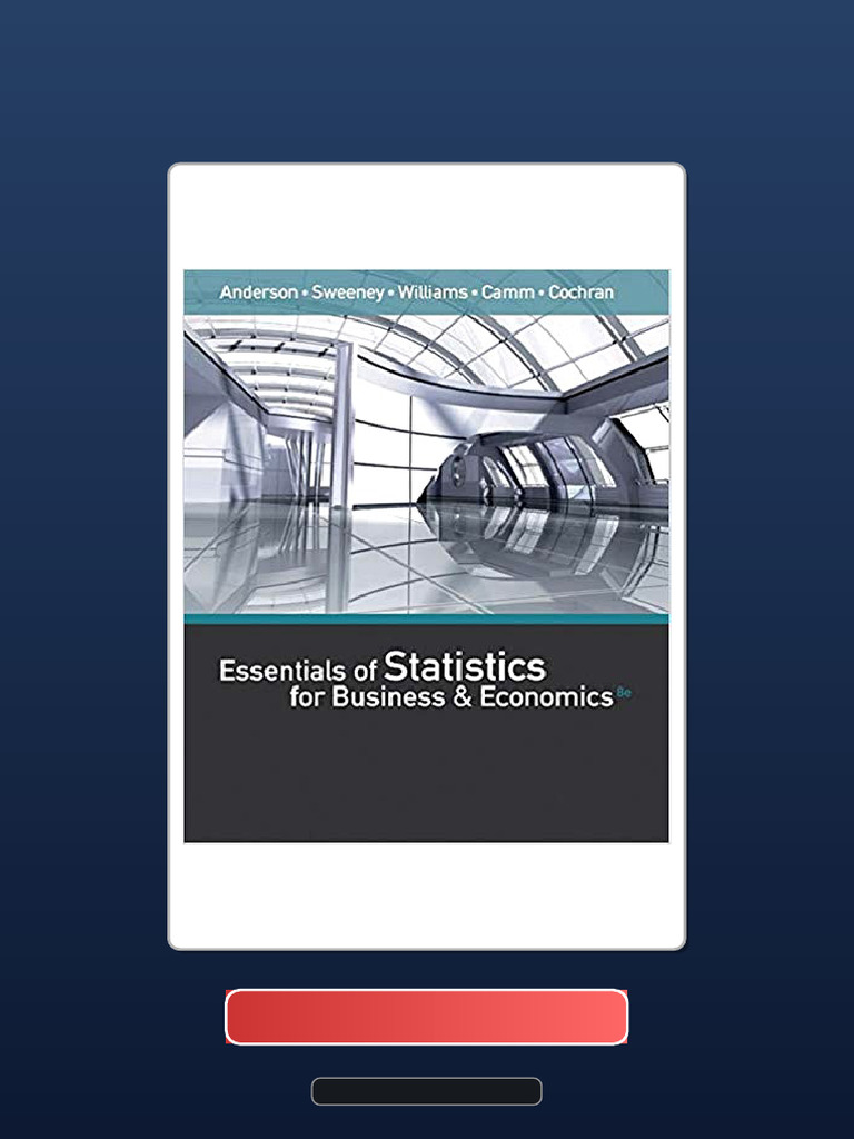 Essentials of Statistics For Business and Economics 8th Edition by ...