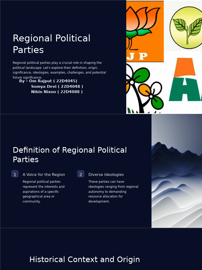 Regional Political Parties | PDF | Governance | Political Science