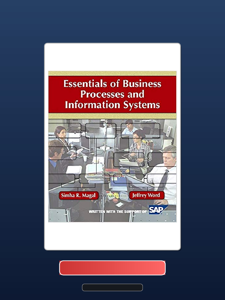 Essentials of Business Processes and Information Systems 1st Edition by ...