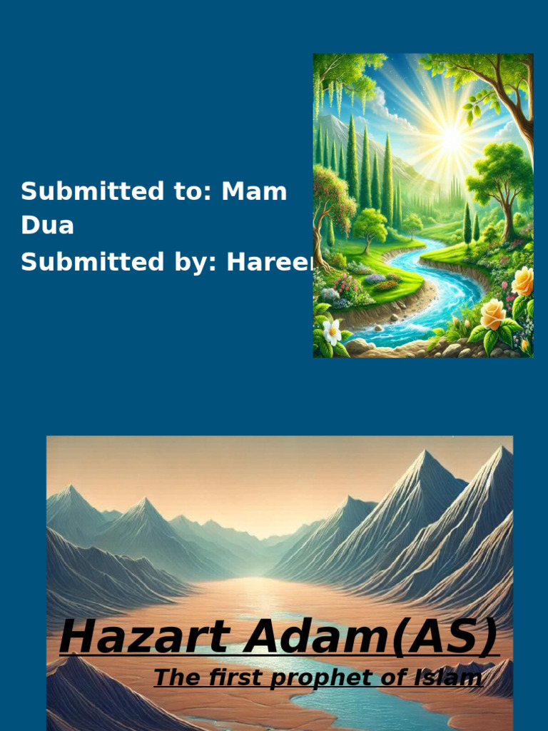 HazratAdam 1 | PDF